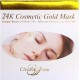 24K Kozmetik Altın Maske (10 adet, 5 x 5 cm)